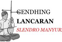 Notasi Gendhing Lancaran Slendro Manyura
