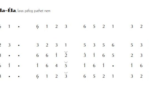 notasi Ladrang Éla-Éla Pelog 6