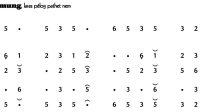 notasi Ladrang Rumung Pelog 6