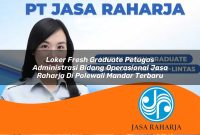 loker fresh graduate petugas administrasi bidang operasional jasa raharja di polewali mandar terbaru 1753352647