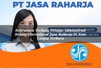 rekrutmen terbaru petugas administrasi bidang operasional jasa raharja di kota langsa terbaru 1753406997