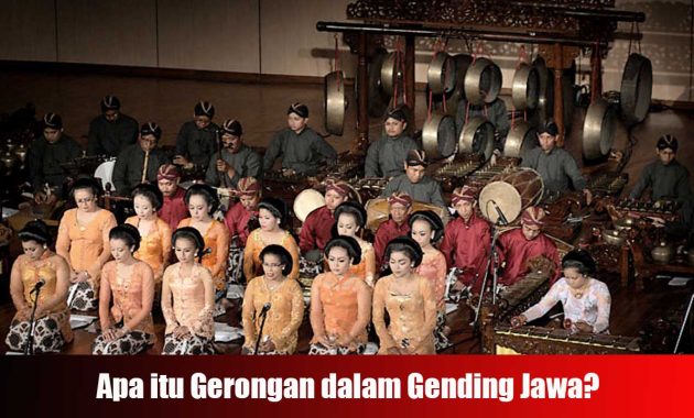 Apa itu Gerongan dalam Gending Jawa?