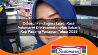 dibutuhkan segera loker kasir indomaret di kecamatan nan sabaris kab padang pariaman tahun 2026 1763137838