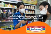 info kerja loker kasir indomaret di kecamatan pare kab kediri tahun 2026 1763047161