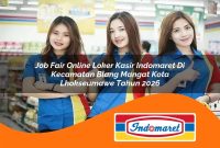 job fair online loker kasir indomaret di kecamatan blang mangat kota lhokseumawe tahun 2026 1763051828