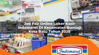 job fair online loker kasir indomaret di kecamatan bumiaji kota batu tahun 2026 1763089580