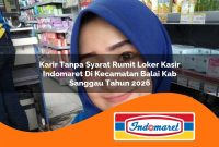 karir tanpa syarat rumit loker kasir indomaret di kecamatan balai kab sanggau tahun 2026 1763058336