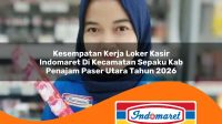 kesempatan kerja loker kasir indomaret di kecamatan sepaku kab penajam paser utara tahun 2026 1763304200
