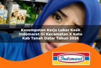 kesempatan kerja loker kasir indomaret di kecamatan x koto kab tanah datar tahun 2026 1762970272