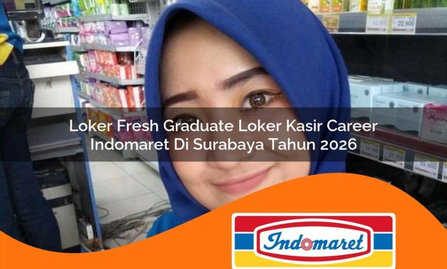 loker fresh graduate loker kasir career indomaret di surabaya tahun 2026 1762968870
