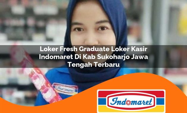 loker fresh graduate loker kasir indomaret di kab sukoharjo jawa tengah terbaru 1762976615