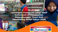 lowongan freelance loker kasir indomaret di kecamatan panyabungan timur kab mandailing natal tahun 2026 1763394458