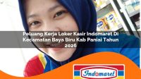 peluang kerja loker kasir indomaret di kecamatan baya biru kab paniai tahun 2026 1763263911