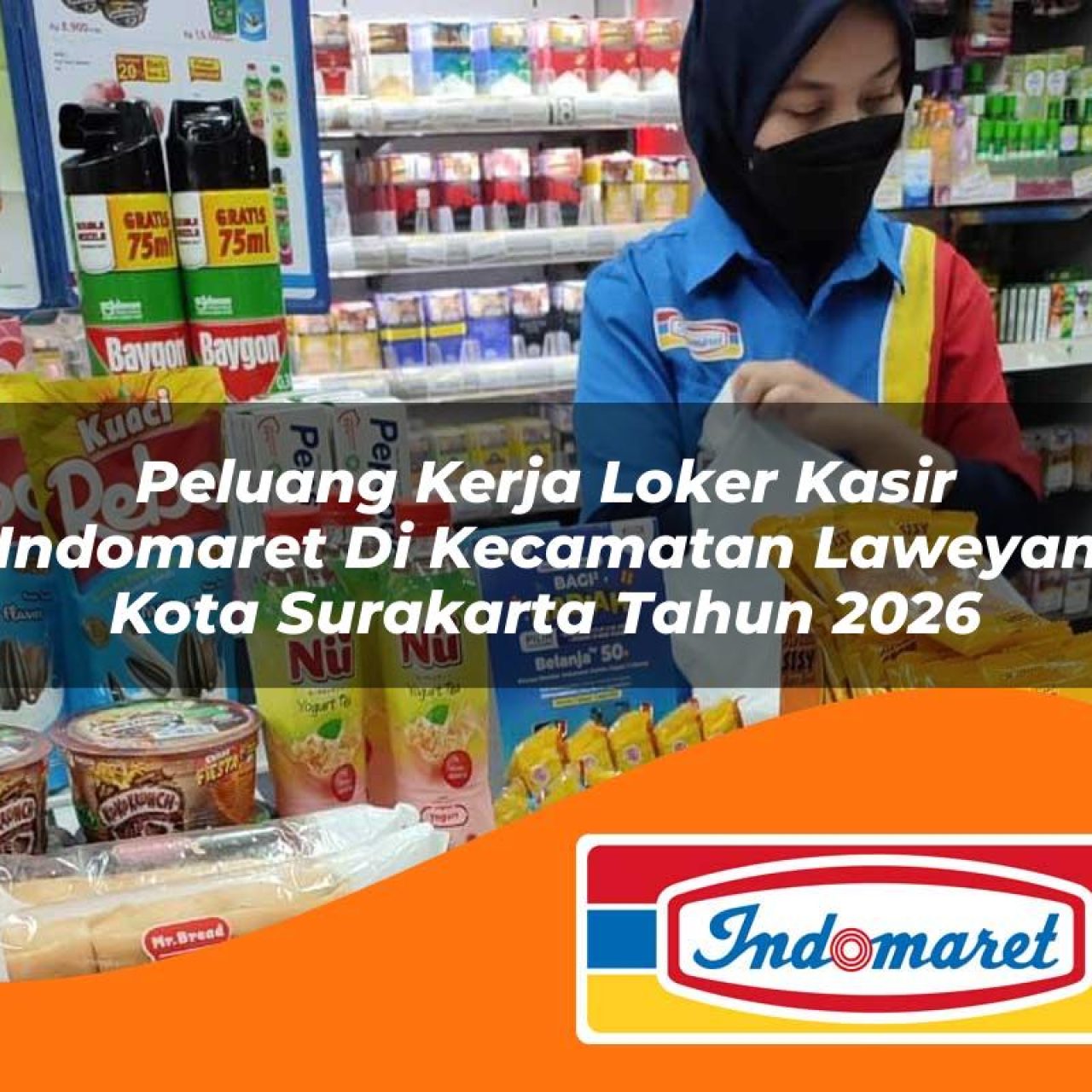 peluang kerja loker kasir indomaret di kecamatan laweyan kota surakarta tahun 2026 1763185196