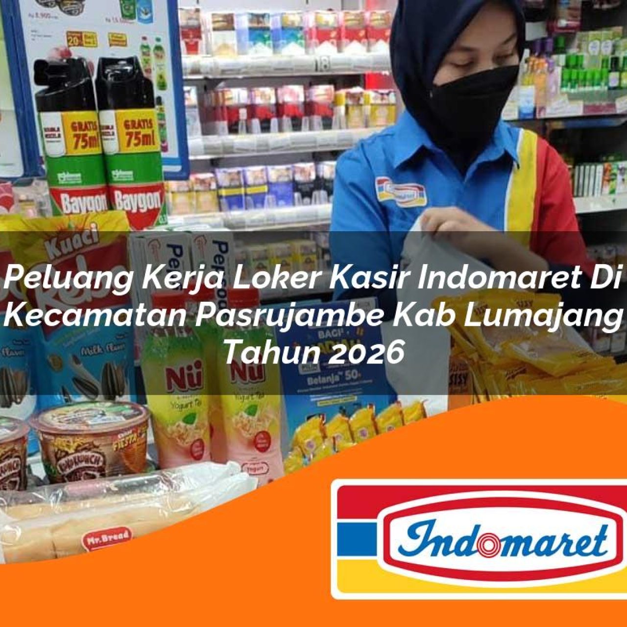 peluang kerja loker kasir indomaret di kecamatan pasrujambe kab lumajang tahun 2026 1763337626
