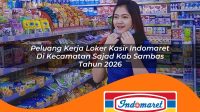 peluang kerja loker kasir indomaret di kecamatan sajad kab sambas tahun 2026 1763395304