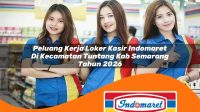 peluang kerja loker kasir indomaret di kecamatan tuntang kab semarang tahun 2026 1763278588