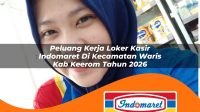 peluang kerja loker kasir indomaret di kecamatan waris kab keerom tahun 2026 1763236668