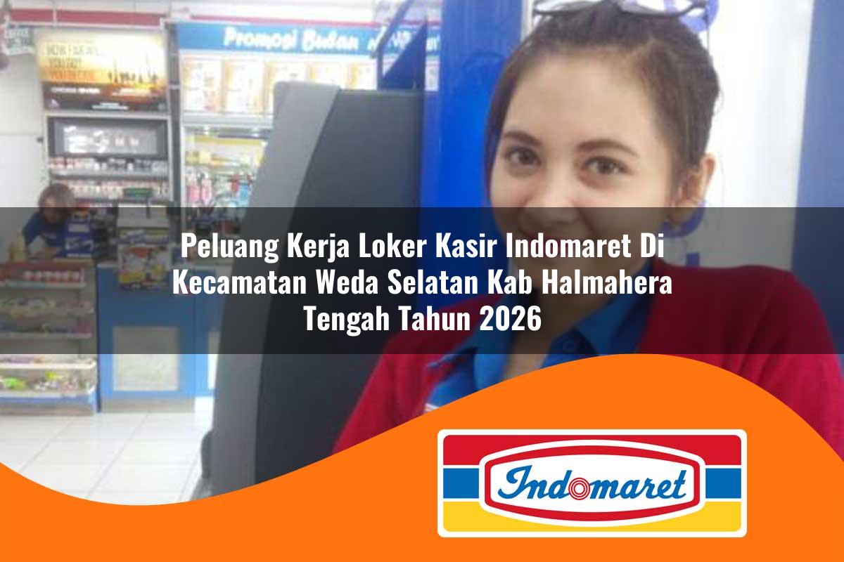 peluang kerja loker kasir indomaret di kecamatan weda selatan kab halmahera tengah tahun 2026 1763303553