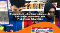 peluang kerja loker kasir indomaret di kecamatan wonomerto kab probolinggo tahun 2026 1763210155