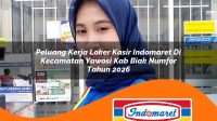peluang kerja loker kasir indomaret di kecamatan yawosi kab biak numfor tahun 2026 1763133805