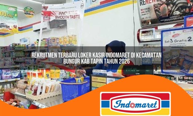 rekrutmen terbaru loker kasir indomaret di kecamatan bungur kab tapin tahun 2026 1763055760